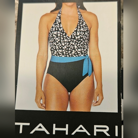 👙TAHARA Full Piece Swimsuit - Picture 1 of 8